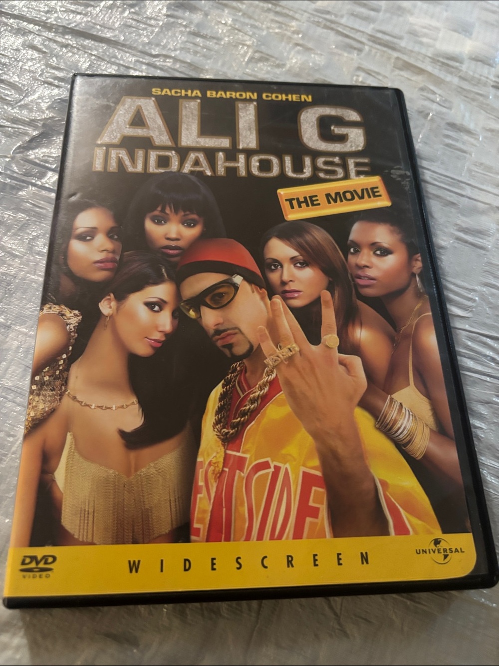 Universal Ali G Indahouse Widescreen DVD - Yellow & Black Cover